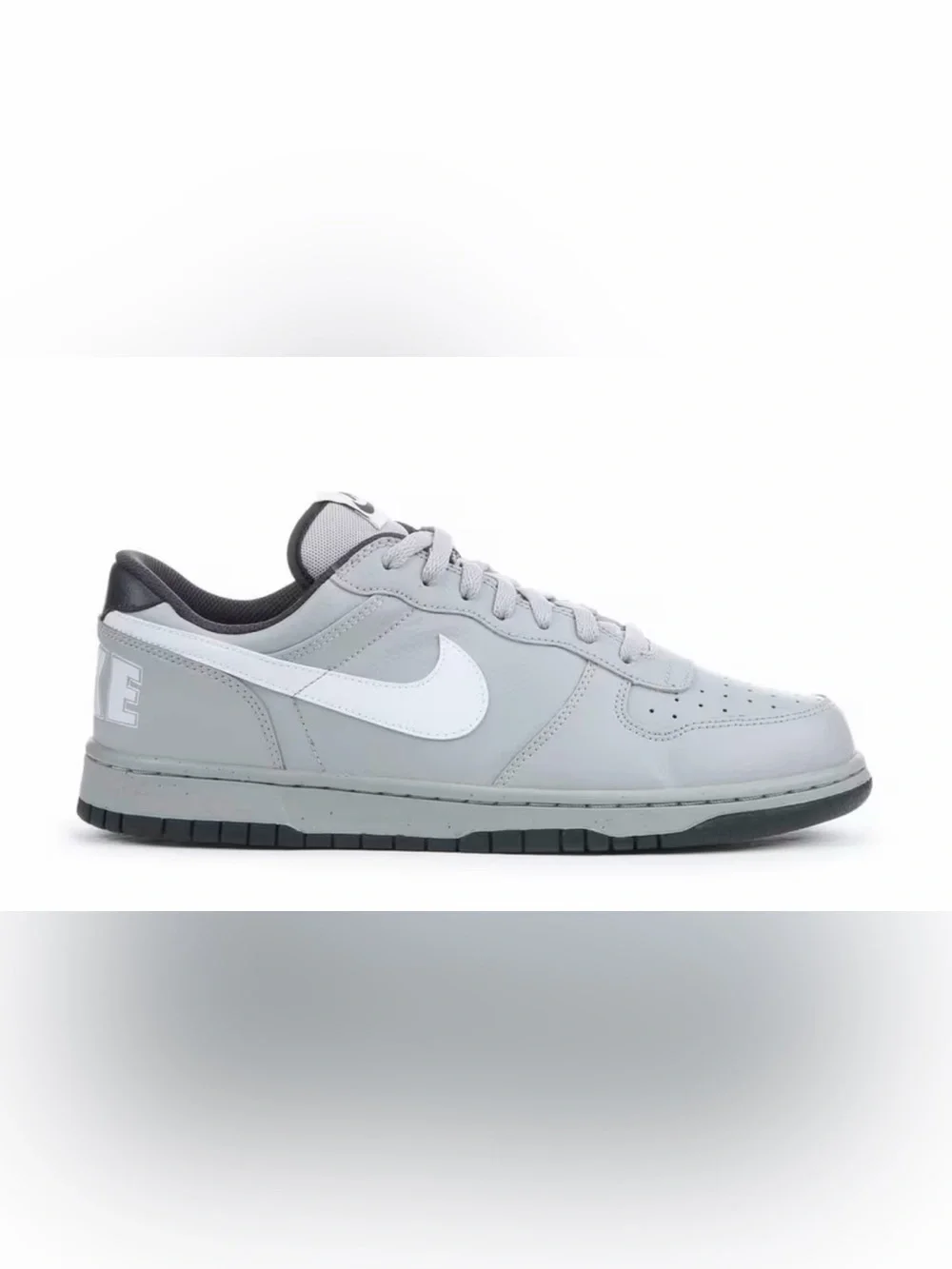 Nike Men's Big Low Gray and White Casual Sneakers NWOB